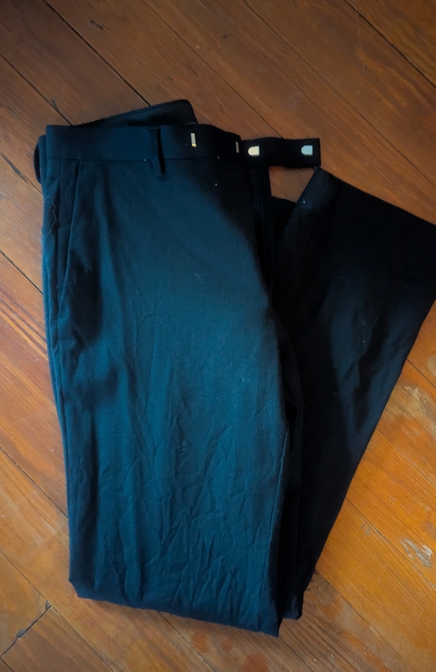 Marc Anthony Men's Black Dress Pants - Classic Tailored Style